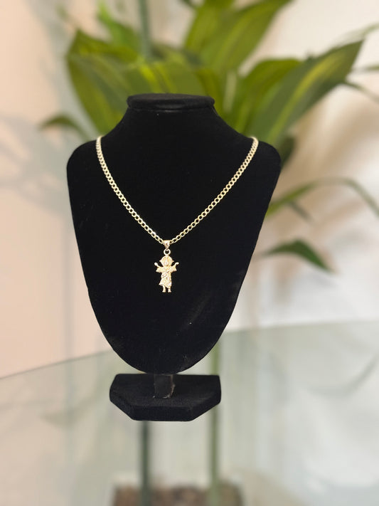 Angel Pendant with Chain 🪽✨